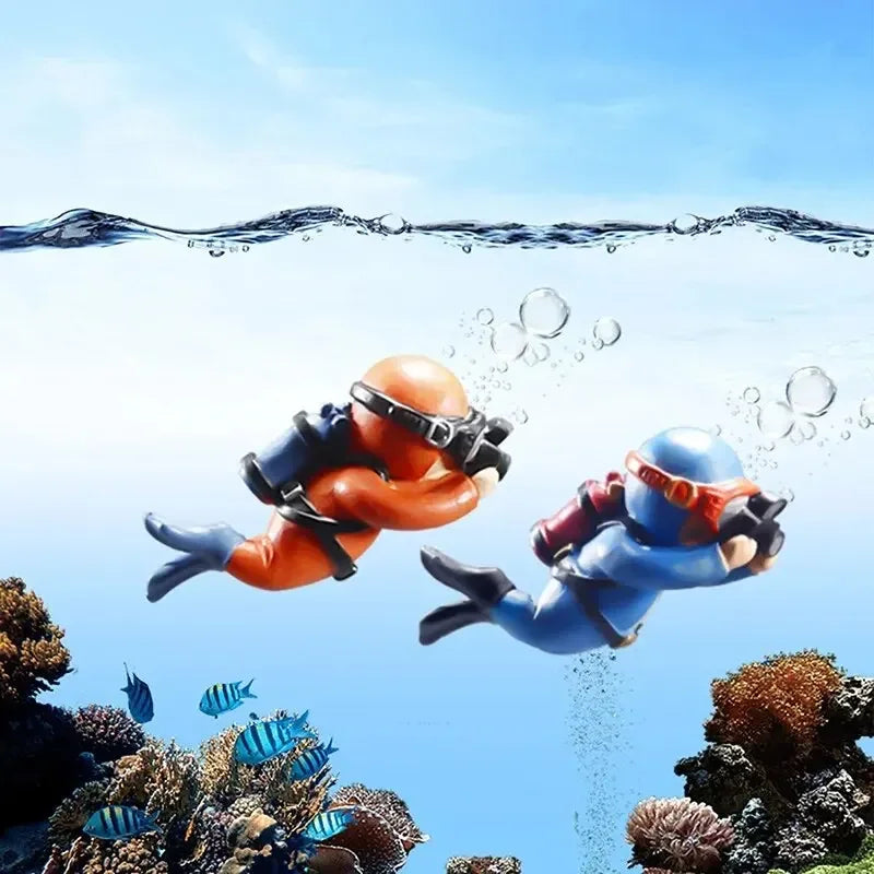 Fish Tank Diver Ornaments Landscape Decoration Aquarium