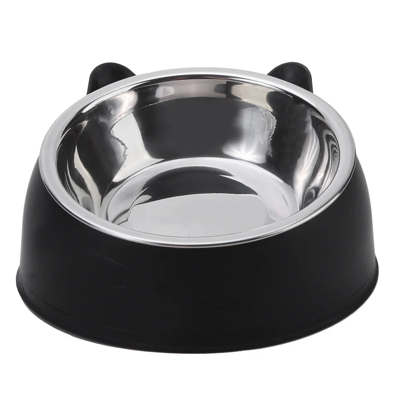 Stainless Steel Raised Pet Feeding Bowl