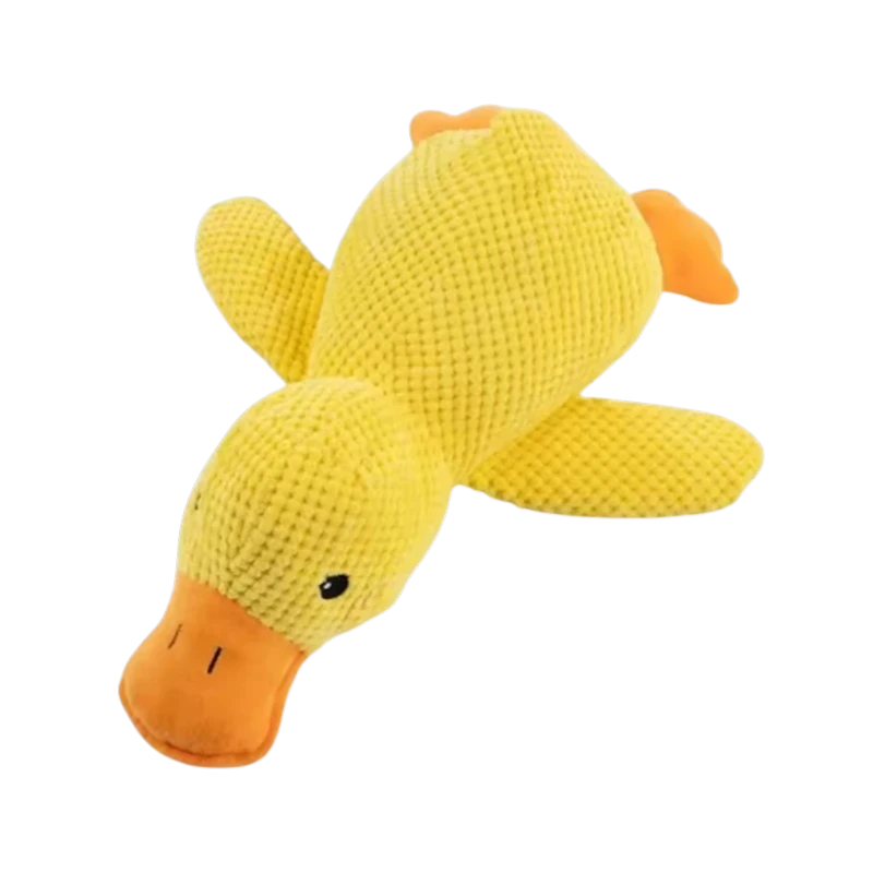 Cuddly Duck Plush Dog Toy