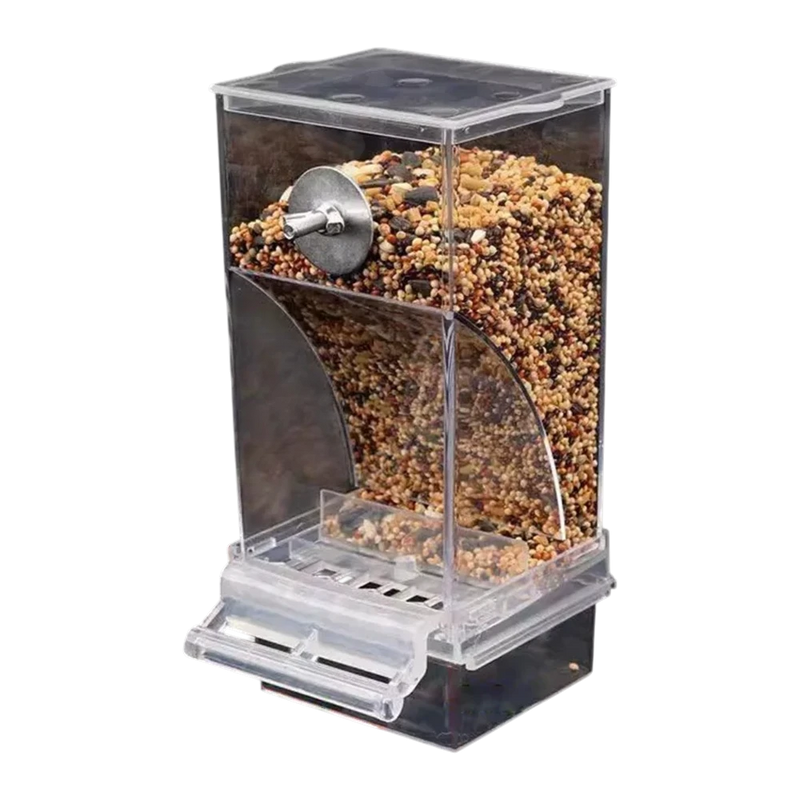 Transparent Anti-Spill Parrot Feeder