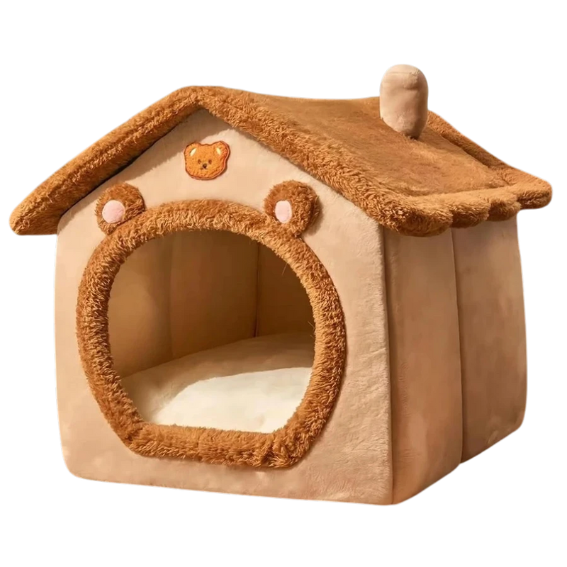 Cosy Foldable Pet House Bed