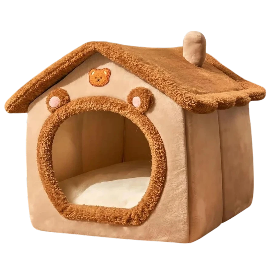 Cosy Foldable Pet House Bed