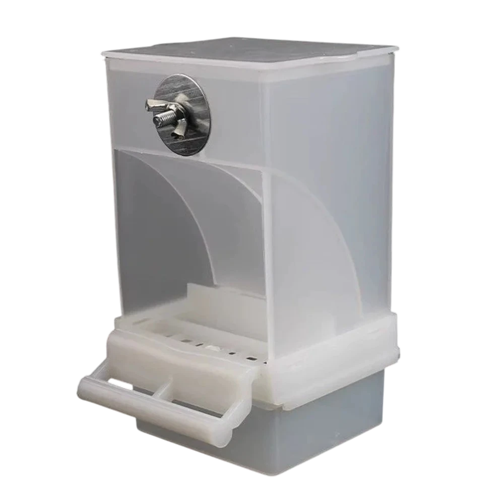 Transparent Anti-Spill Parrot Feeder